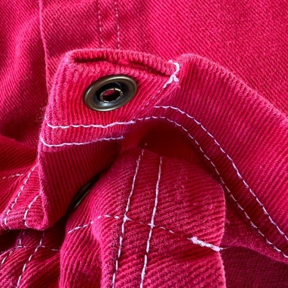 Vintage In Design Kids Alligator Frog Shortalls Overalls 24 Mo Red Friends GUC - Picture 13 of 13